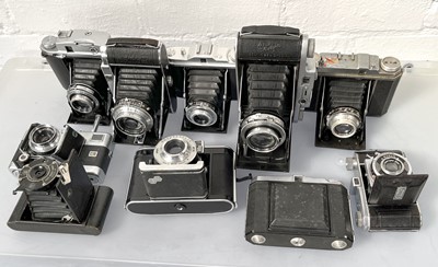 Lot 1074 - Collection of 10 Folding Cameras.