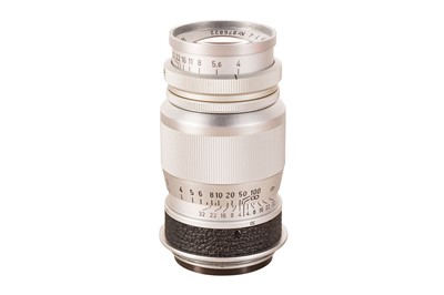 Lot 1155 - A Leica Elmar 90mm F4 LTM lens.