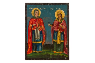 Lot 310 - GREEK ICONS (19TH CENTURY)