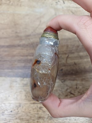 Lot 429 - FOUR CHINESE SNUFF BOTTLES