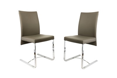 Lot 258 - ROCHE BOBOIS, PARIS; A PAIR OF AMPLITUDE CHAIRS