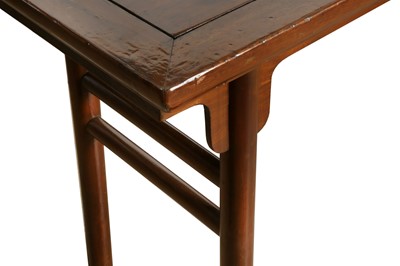 Lot 181 - A CHINESE CYPRESS WOOD MING-STYLE TABLE