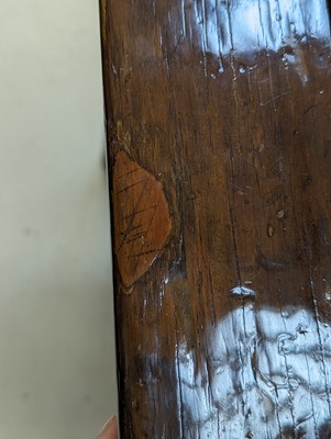 Lot 181 - A CHINESE CYPRESS WOOD MING-STYLE TABLE