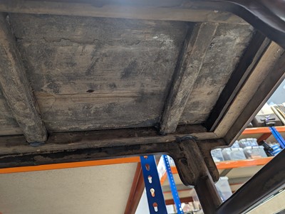 Lot 181 - A CHINESE CYPRESS WOOD MING-STYLE TABLE