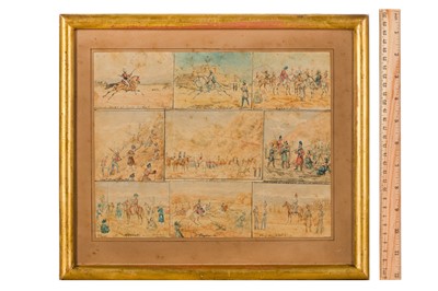 Lot 96 - BRITISH SCHOOL C.1842 (SCENES FROM THE AFGHAN WAR)