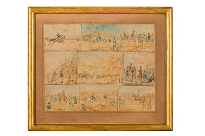 Lot 96 - BRITISH SCHOOL C.1842 (SCENES FROM THE AFGHAN WAR)