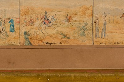 Lot 96 - BRITISH SCHOOL C.1842 (SCENES FROM THE AFGHAN WAR)