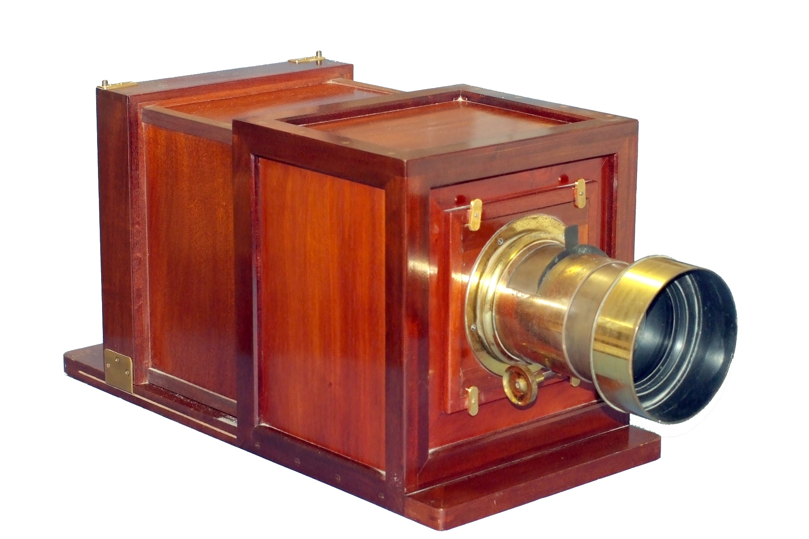 Lot 2 - Reproduction Sliding Box Camera with Large