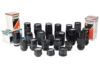 Lot 1288 - A Large Selection of SLR Lenses.