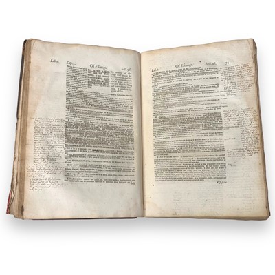 Lot 1 - [Law] Coke: The First Part of the Institutes of the Laws of England. 1670