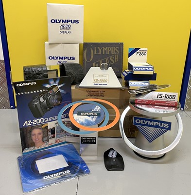 Lot 1351 - A Selection of Olympus Point-of-Sale & Display Items.