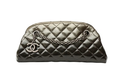 Lot 151 - Chanel Grey Ombre Mademoiselle Bowling Bag
