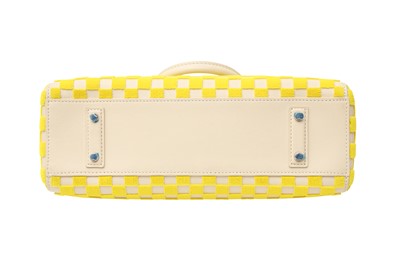 Lot 5 - Louis Vuitton Yellow Damier Cubic East West Speedy Bag