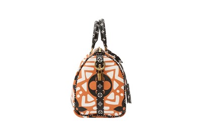 Lot 183 - Louis Vuitton Caramel Giant Monogram Crafty Speedy Bandouliere 25