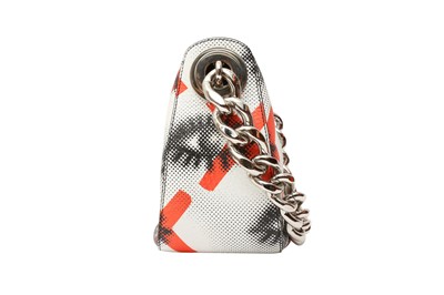 Lot 473 - Prada White Daino St. Eyes Chain Bag