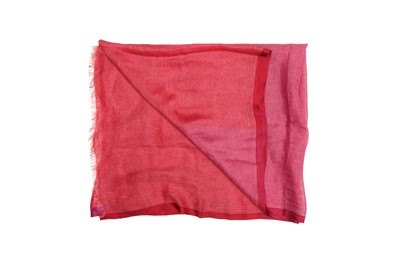 Lot 67 - Loro Piana Pink Tonal Long Scarf