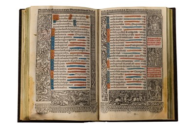 Lot 31 - Illuminated Book of Hours on vellum, Paris, Gilles Hardouin, [calendar: 1510-1530]