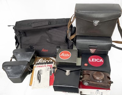 Lot 1104 - Leica Camera & Outfit Bags, Cases & Empty Boxes.