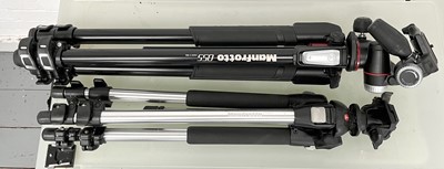 Lot 1345 - Benbo & Manfrotto Tripods, Plus Monopods & Heads.