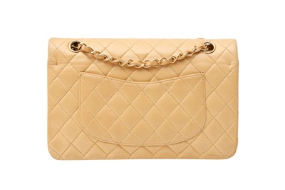 Lot 301 - Chanel Beige Medium Classic Double Flap Bag