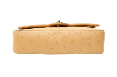 Lot 301 - Chanel Beige Medium Classic Double Flap Bag