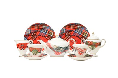 Lot 131 - Vivienne Westwood x Coalport Highland Fling Tea For Two Set