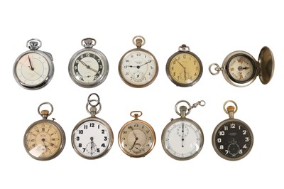 Lot 52 - A MIXED COLLECTION OF POCKET WATCHES AND OTHER ITEMS OF INTEREST
