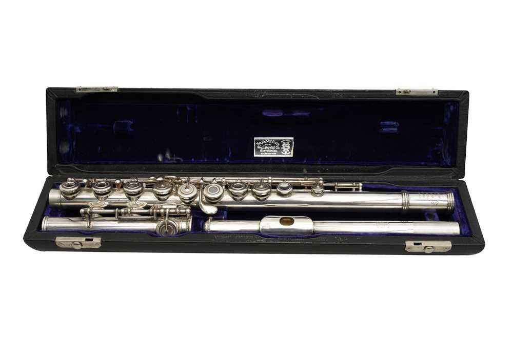 Lot 74 - A WILLIAM HAYNES SILVER FLUTE