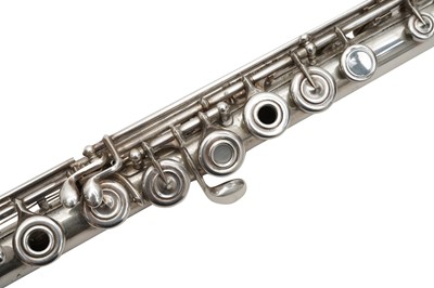 Lot 74 - A WILLIAM HAYNES SILVER FLUTE