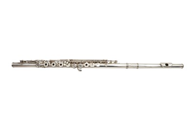 Lot 74 - A WILLIAM HAYNES SILVER FLUTE