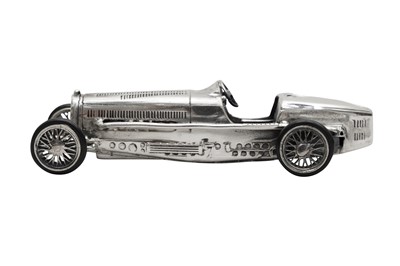 Lot 66 - A SILVER  BUGATTI MODEL