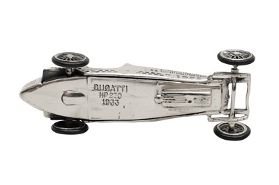 Lot 66 - A SILVER  BUGATTI MODEL