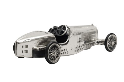 Lot 66 - A SILVER  BUGATTI MODEL