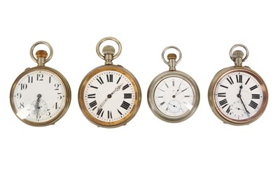 Lot 51 - A COLLECTION OF FOUR POCKET WATCHES