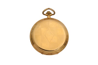 Lot 87 - AN EARLY 20TH CENTURY 14K GOLD POCKET WATCH