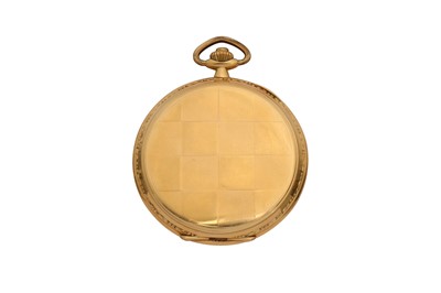 Lot 87 - AN EARLY 20TH CENTURY 14K GOLD POCKET WATCH