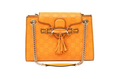 Lot 26 - Gucci Orange Emily Chain Shoulder Bag