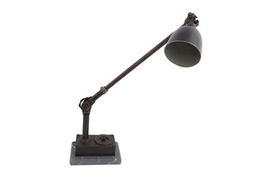 Lot 37 - A BRITISH MACHINISTS DESK LAMP