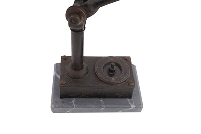 Lot 37 - A BRITISH MACHINISTS DESK LAMP