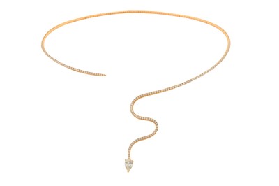 Lot 232 - MESSIKA Ι A GOLD AND DIAMOND NECKLACE, 2015