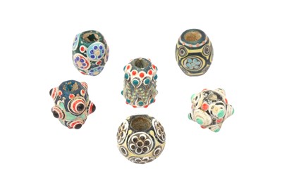 Lot 591 - A GROUP OF CHINESE GLASS BEADS
