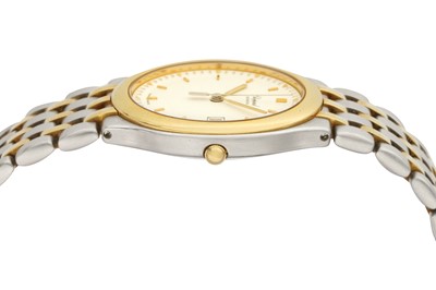 Lot 57 - CHOPARD MONTE-CARLO STEEL AND GOLD WRISTWATCH