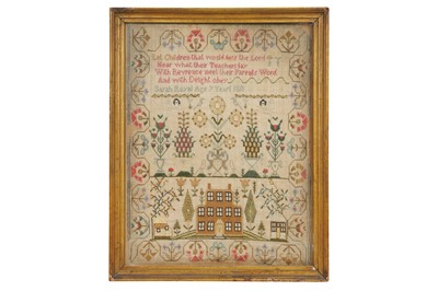 Lot 386 - A LATE GEORGE III SAMPLER