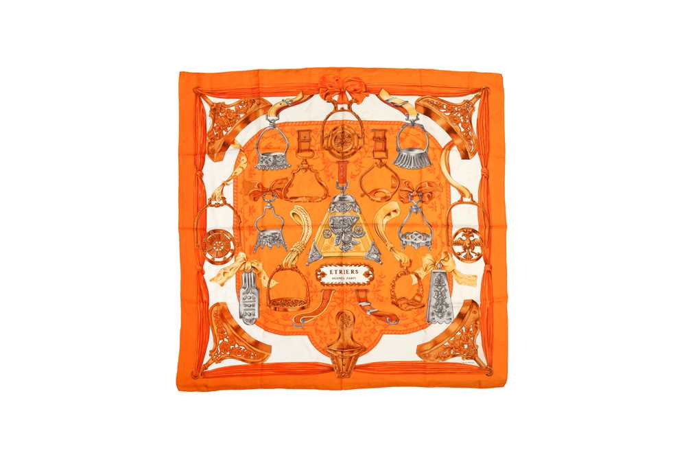 Lot 20 - Hermes 'Etriers' Print Silk Scarf