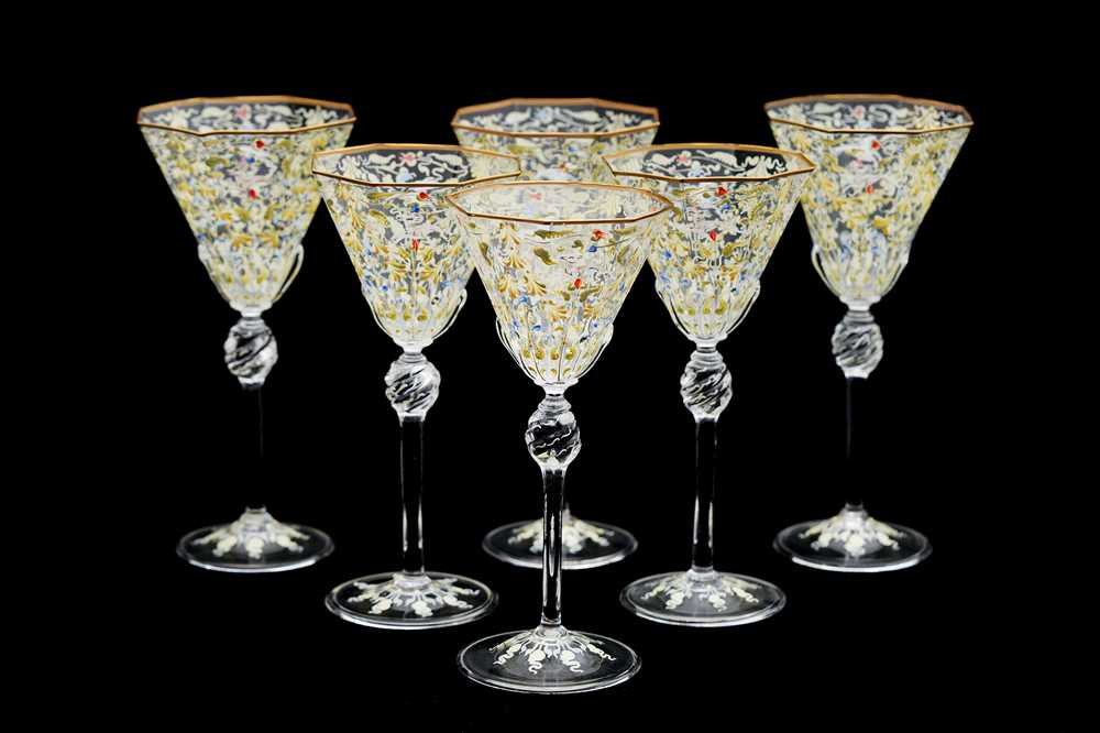 Lot 497 - A GROUP OF VENETIAN GLASS