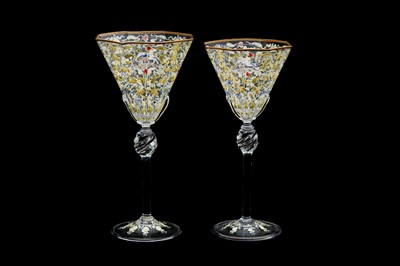 Lot 497 - A GROUP OF VENETIAN GLASS