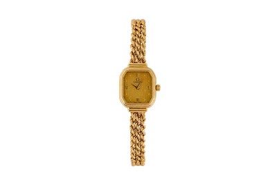 Lot 429 - A 9CT GOLD OMEGA LADIES COCKTAIL WATCH, CIRCA 1960s
