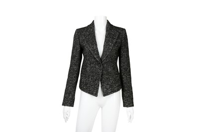 Lot 564 - Gucci Black Wool Tweed Jacket - Size 38