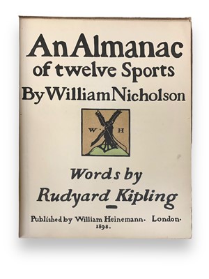 Lot 328 - Nicholson. An Almanac, 1897 & An Alphabet, Whittington Press. 1978