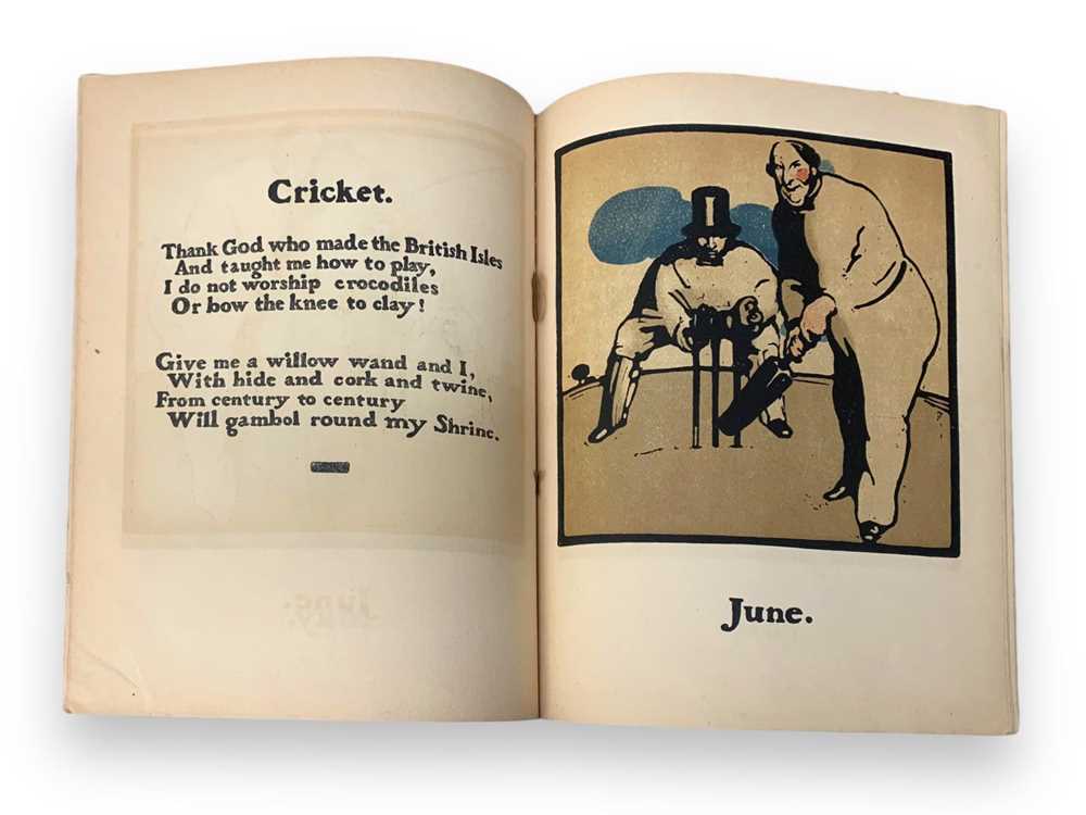 Lot 328 - Nicholson. An Almanac, 1897 & An Alphabet, Whittington Press. 1978